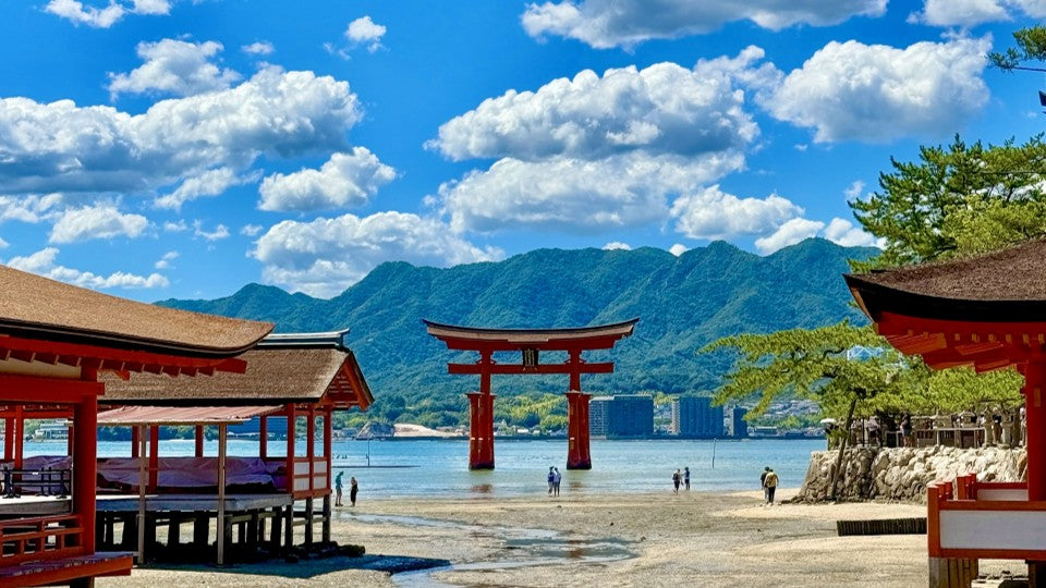 広島の厳島神社の風景