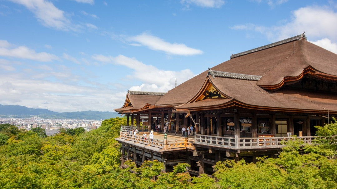 京都の清水寺の風景